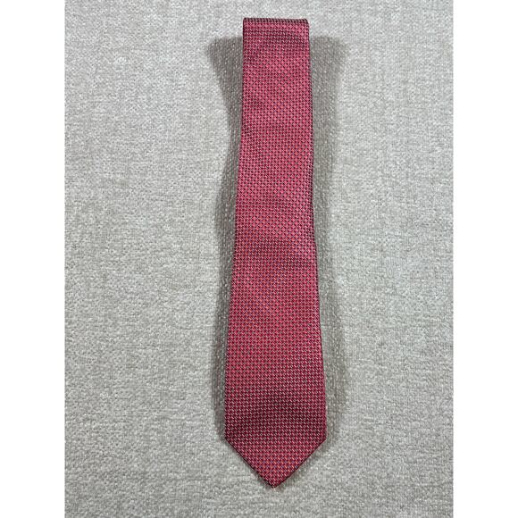 NWT Royal Classic Men’s Red White Check 100% Silk Necktie 59″ × 3.5″ Designer - Picture 8 of 9